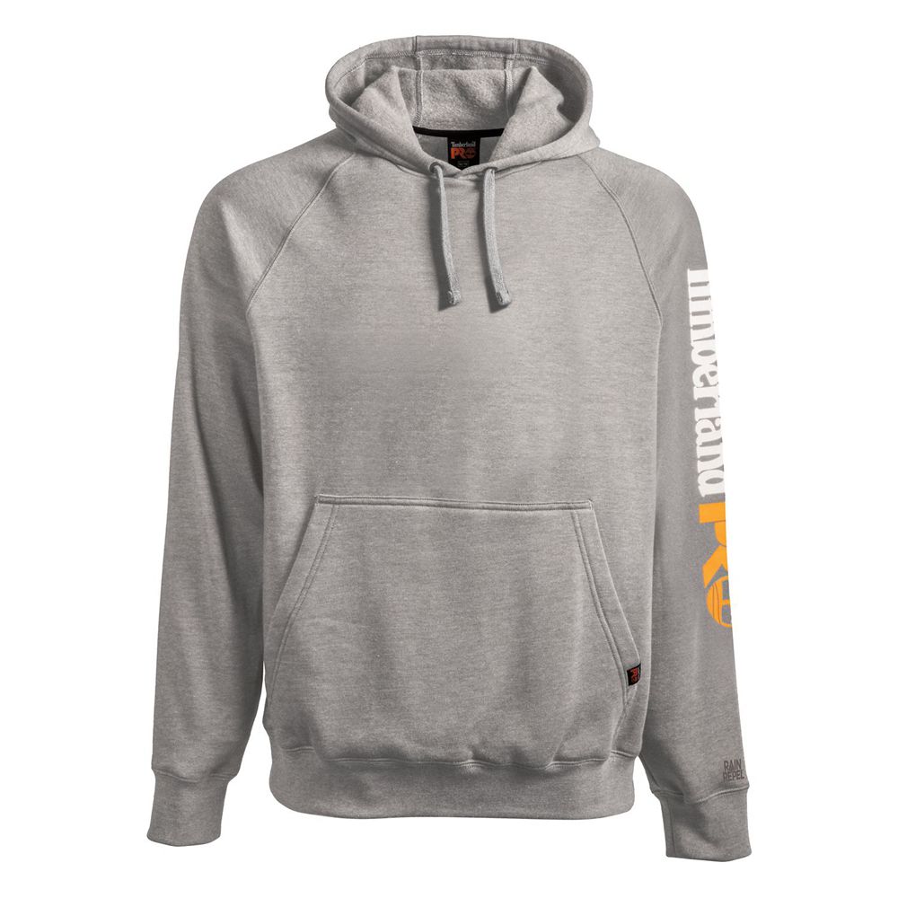 Timberland Φουτερ Ανδρικα Γκρι - Pro® Big & Tall Hood Honcho Sport Hoodie - Greece 8173965-HD